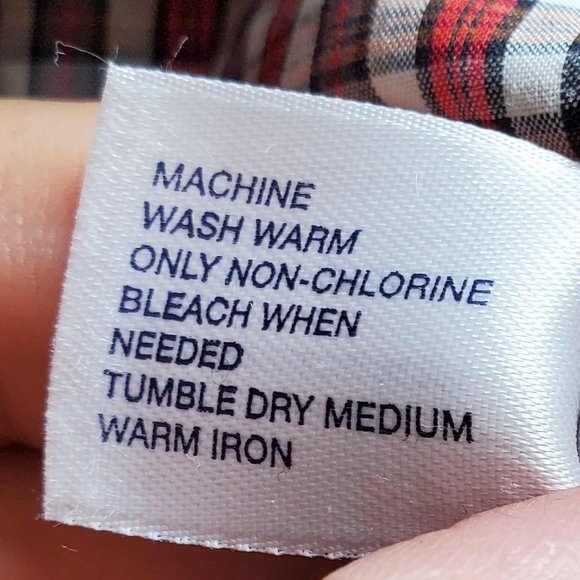 NWOT GAP 100% Cotton Fitted Plaid Shirt Size XL - Picture 10 of 16